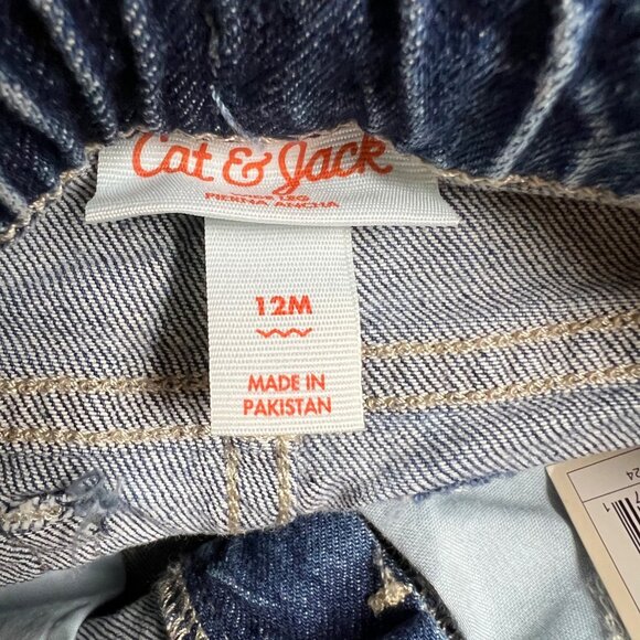 Cat & Jack Distressed Wide Leg Jeans - Picture 10 of 10